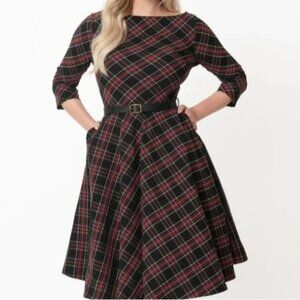NWT Unique Vintage Devon Swing Dress size 1x
